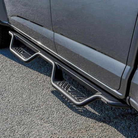 Westin 15-22 Chevrolet Colorado / GMC Canyon Crew Cab Outlaw Nerf Step Bars - Textured Black - View 5 | Dirty Garage
