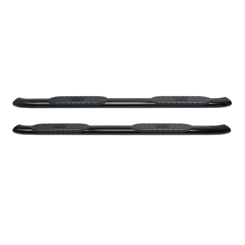 Westin 2019 Chevrolet Silverado/Sierra 1500 Crew Cab Non LD PRO TRAXX 5 Oval Nerf Step Bars - Black - View 11 | Dirty Garage