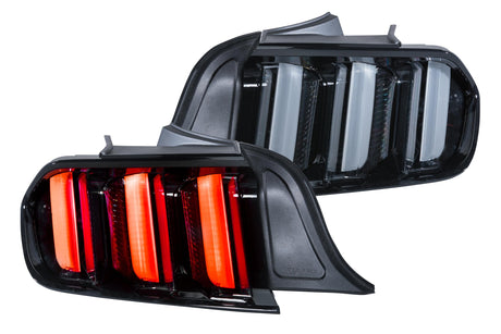 2015-2022 Mustang XB LED Tail Lights Pair Amber | Dirty Garage