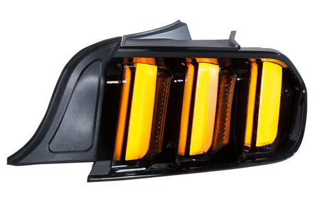 2015-2022 Mustang XB LED Tail Lights Pair Amber - View 2 | Dirty Garage