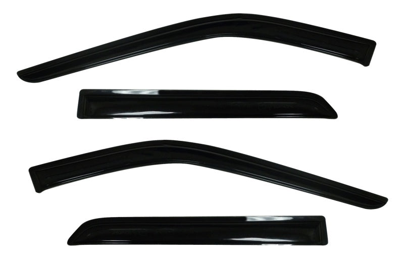 2011-2018 Explorer Ventvisor Outside Mount Window Deflectors Smoke 4-Piece - View 4 | Dirty Garage