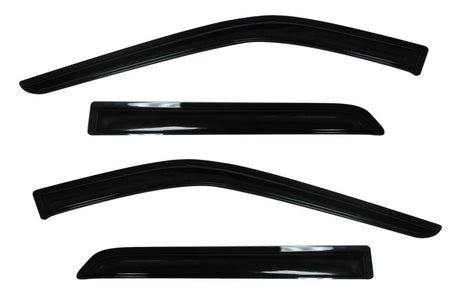 2011-2018 Explorer Ventvisor Outside Mount Window Deflectors Smoke 4-Piece - View 4 | Dirty Garage
