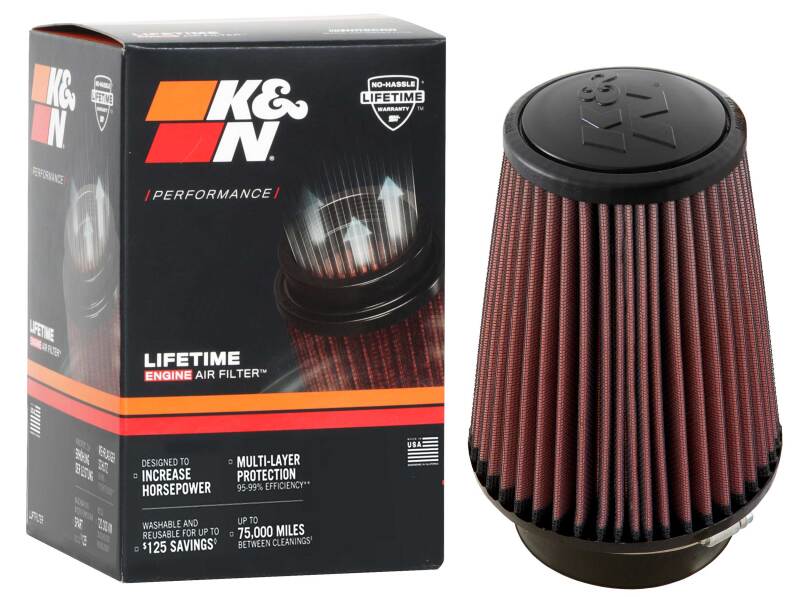 Universal Clamp-On Air Filter 4in FLG/6in B/4in T/7in H - View 10 | Dirty Garage