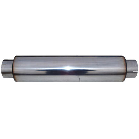 Universal 30 Overall Length 4" Inlet Outlet 24 Body T304 Muffler - View 3 | Dirty Garage