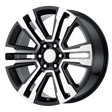 Performance Replicas PR182 Gloss Black Machined Wheel | Dirty Garage