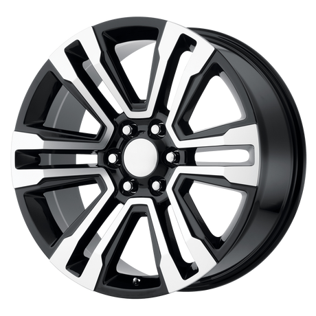 Performance Replicas PR182 Gloss Black Machined Wheel | Dirty Garage