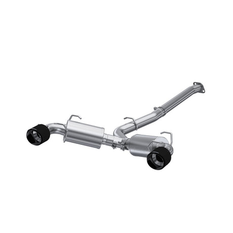 2013-2016 BRZ 3" Dual Split Rear Cat Back w Carbon Fiber Tips T304 | Dirty Garage