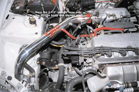 1996-1998 Civic Black Cold Air Intake - View 5 | Dirty Garage