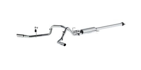 2015 F-150 2.5" Cat Back Dual Side Split Aluminum Exhaust System - View 3 | Dirty Garage