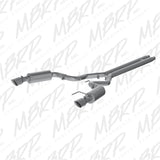 2015 Ford Mustang GT 5.0 Convertible 3" Cat Back Dual Split Rear Exit Street Version - View 2 | Dirty Garage