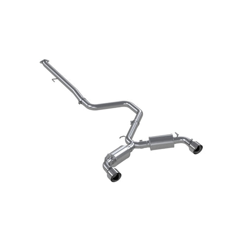 2019- Hyundai Veloster N 2.0L Turbo 3" Cat Back Aluminized Steel T304 Tip | Dirty Garage