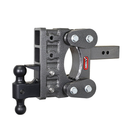 Gen-Y The Boss Torsion-Flex 2.5in Shank 6in Drop 21K Hitch w/GH-061 Dual-Ball/GH-062 Pintle Lock - View 2 | Dirty Garage
