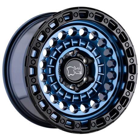 Black Rhino Sentinel Cobalt Blue w/ Black Ring Wheel | Dirty Garage