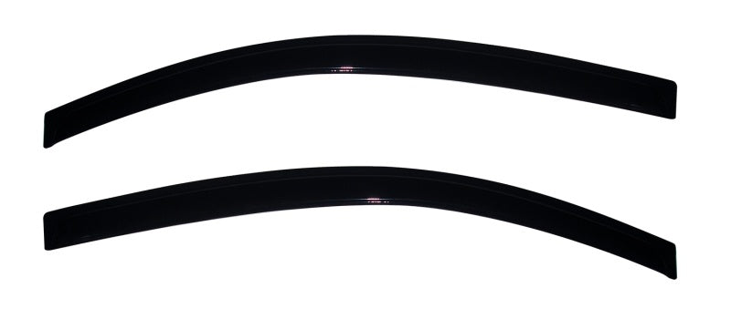 2011-2017 Fiat 500 Ventvisor Outside Mount Window Deflectors Smoke 2-Piece - View 4 | Dirty Garage
