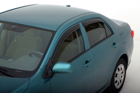 2009-2013 Corolla Ventvisor Outside Mount Window Deflectors Smoke 4-Piece | Dirty Garage