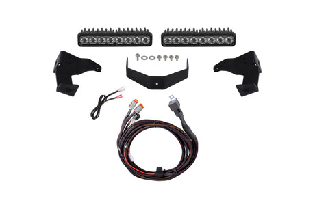 2024-2026 Tacoma Stealth Bumper SS10 Max White Combo Lightbar Kit | Dirty Garage