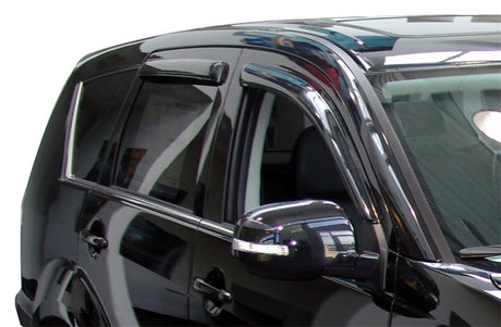 2011-2018 Outlander Ventvisor Outside Mount Window Deflectors 4-Piece Smoke - View 4 | Dirty Garage