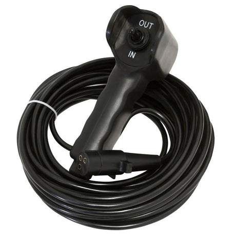 Universal 18k 12V DC Tiger Shark 18000SR Winch w/ Black Synthetic Rope - View 3 | Dirty Garage