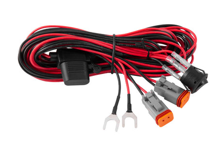 Universal Light Duty Dual Output 2-Pin Off-Road Light Bar Wiring Harness | Dirty Garage