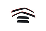 1999-2011 Ranger Fixed Window Ventvisor Outside Mount Window Deflectors 4-Piece Smoke - View 2 | Dirty Garage