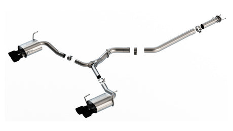 Borla 2022 Subaru WRX 2.4L Turbo AT/MT AWD S-Type Catback Exhaust CB Tips | Dirty Garage