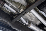 2021-2024 GM T304 SS 3" Cat-Back Dual Split Exhaust Quad Carbon Fiber Tips - View 3 | Dirty Garage