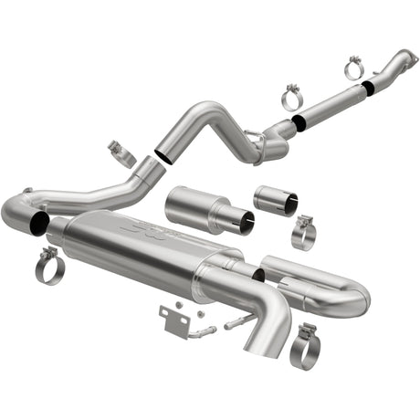 2021-2025 Bronco Overland Series Catback Exhaust Single Straight Driver Exit | Dirty Garage