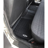 Rugged Ridge Floor Liner Rear Black 1984-2001 Jeep Logo Cherokee XJ - View 5 | Dirty Garage