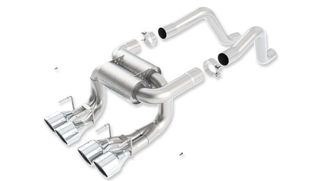 Borla 06-12 Chevrolet Corvette Z06/ZR1 6.2L/7.0L 8cyl Aggressive ATAK Exhaust (rear section only) - View 2 | Dirty Garage