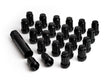 Universal Alloys Lug Nut Kit Black 12x1.5 24 Lug Nuts w Key | Dirty Garage