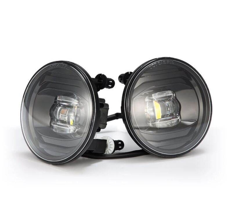 Universal DoubleTap Dual Color LED Projector Fog Lights White Amber | Dirty Garage