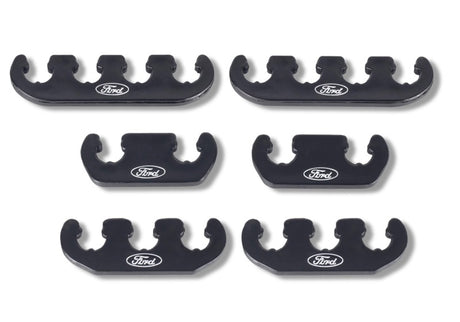 Universal Wire Dividers 4 to 3 to 2 - Black w/White Ford Logo - View 7 | Dirty Garage