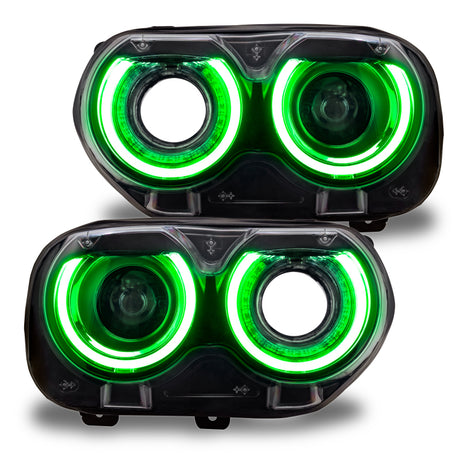 2015-2021 Challenger RGB+W Headlight DRL Upgrade Kit ColorSHIFT+W - View 10 | Dirty Garage