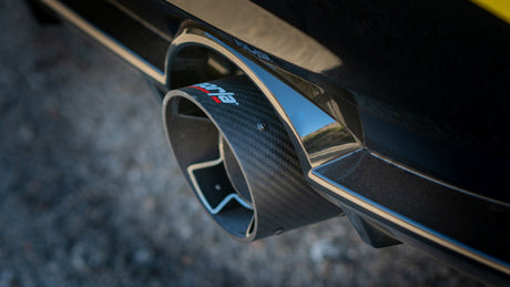 Borla 22-24 Nissan Z 2.5in ATAK Cat Back Exhaust 4.5in Tip - Carbon Fiber Black Anodized - View 2 | Dirty Garage