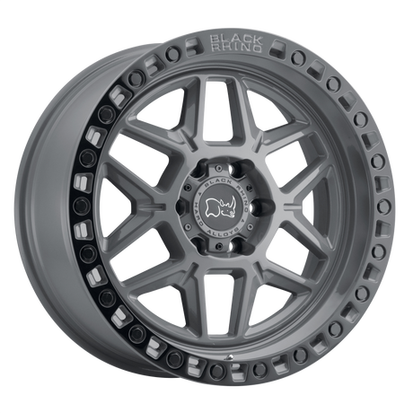Black Rhino Kelso Battleship Gray w/ Black Ring Wheel | Dirty Garage