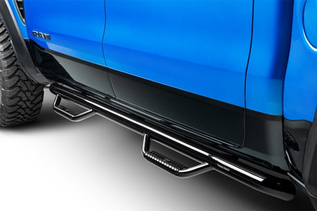 2015-2017 Ram 1500 Crew Cab Gloss Black 3" Cab Length Nerf Step - View 4 | Dirty Garage