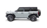 2021-2025 Bronco 4-Door Pocket Style Fender Flares 4pc - Black - View 5 | Dirty Garage