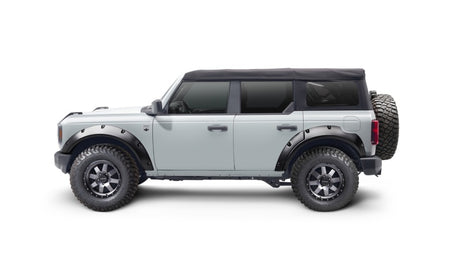 2021-2025 Bronco 4-Door Pocket Style Fender Flares 4pc - Black - View 5 | Dirty Garage
