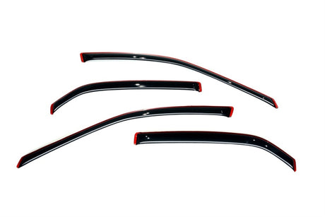 1998-2002 Accord Front and Rear Window Deflectors Smoke 4-Piece - View 13 | Dirty Garage