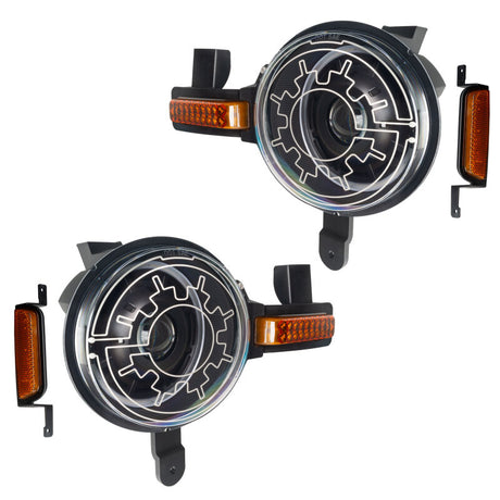 Oracle 2021+ Ford Bronco Oculus Bi-LED Projector Headlights w/ Heated Lenses - View 11 | Dirty Garage