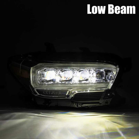 2016-2023 Tacoma Nova-Series LED Projector Headlights Plank Style Black Activation Light - View 7 | Dirty Garage