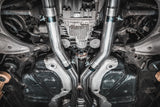 2018-2023 Durango SRT 6.4L Armor Pro T304 SS 3" Cat Back Exhaust Dual Rear Exit with CF Tips - View 2 | Dirty Garage