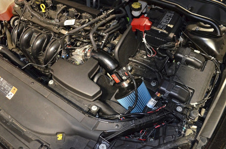 2013-2020 Fusion 2.5L Black Tuned Short Ram Intake w/ MR Tech Heat Shield - View 4 | Dirty Garage