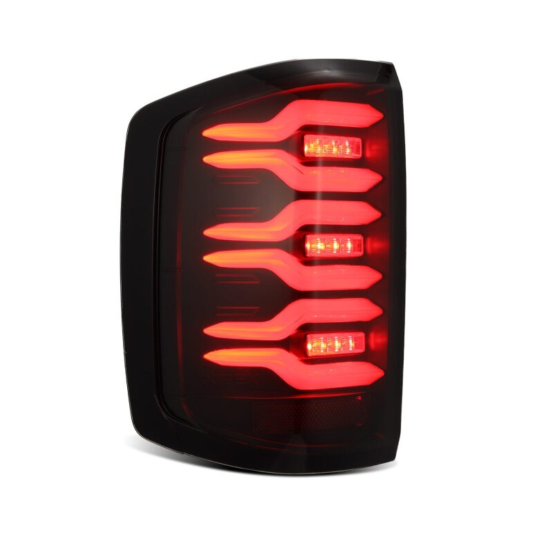 2014-2019 GM 1500 & HD Luxx-Series LED Tail Lights Black Activation Light Sequential Signal - View 3 | Dirty Garage