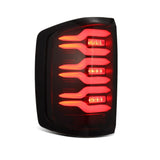 2014-2019 GM 1500 & HD Luxx-Series LED Tail Lights Black Activation Light Sequential Signal - View 3 | Dirty Garage