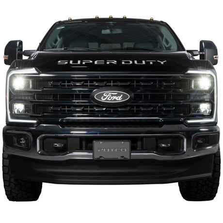 2023-2026 Super Duty Front Luminix Ford Led Grille Emblems - View 8 | Dirty Garage