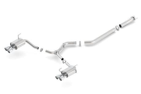 Borla 15-16 Subaru WRX / STI 2.5L S-Type Cat-Back Exhaust Quad Rd RL Tips - View 4 | Dirty Garage