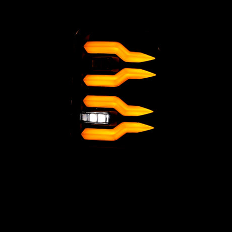 1994-2001 Ram 1500 2500 3500 Luxx-Series LED Tail Lights Alpha-Black - View 6 | Dirty Garage