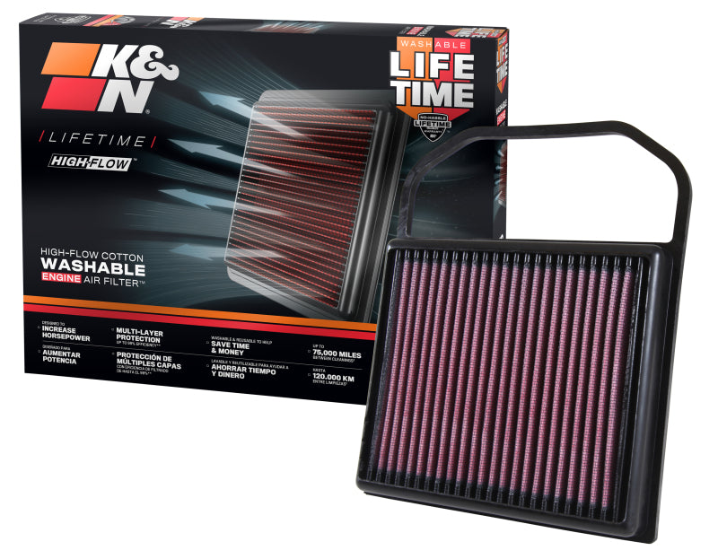 Replacement Air Filter for 2015-2016 Benz C400 3.0L/E320/GL450/ML400 (2 Required) - View 15 | Dirty Garage