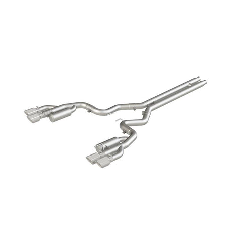 2018-2019 Mustang GT 5.0 3" Cat Back Quad Tip Race Version - View 3 | Dirty Garage
